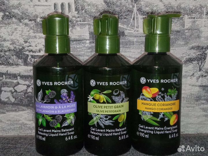 Гели для душа 400 мл, мыло Ив роше