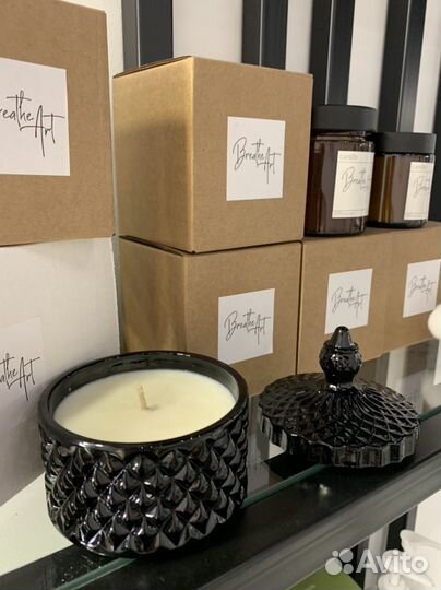 Ароматическая свеча ручной работы