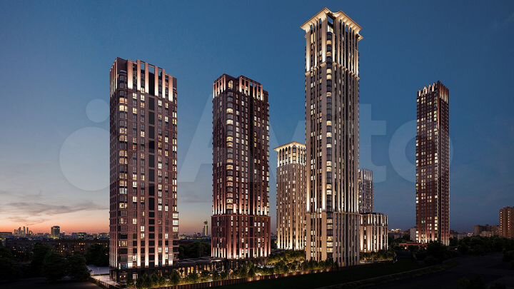 2-к. квартира, 58,3 м², 13/27 эт.