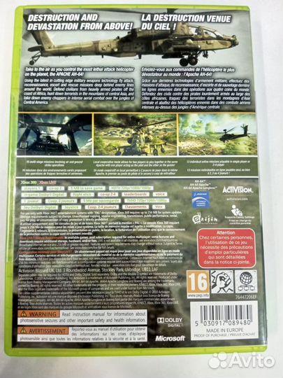 Apache: AIR assault xbox360