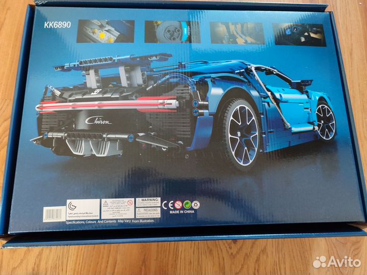 Конструктор машины Bugatti Chiron, Бугатти