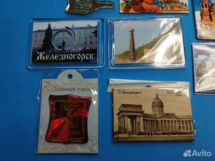 Магниты на холодильник города россии