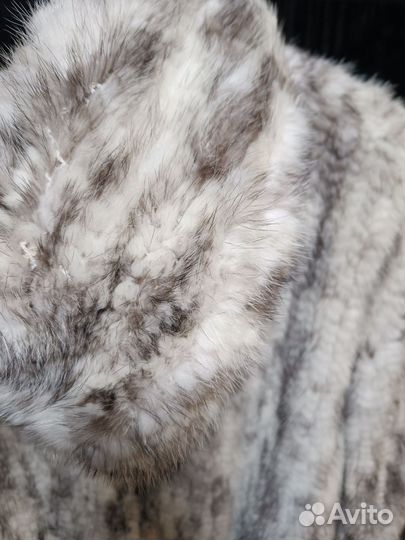 Курточка из вязаной норки без подклада