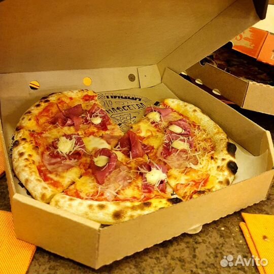 Коробка для пиццы 31*31*4,5 бурая 