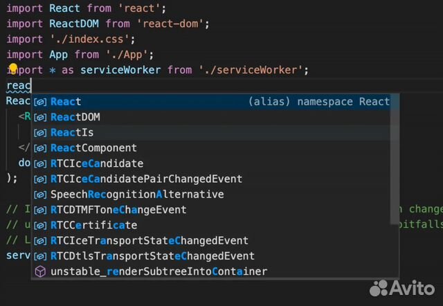 Репетитор по JavaScript, React, помощь с проектами
