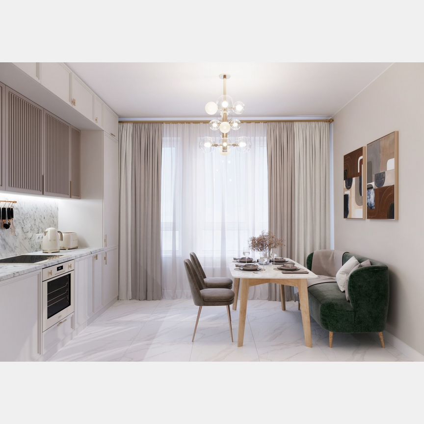 2-к. квартира, 62,6 м², 20/22 эт.