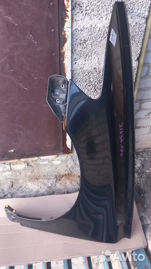 Volvo S40 2004-2012 левое черное крыло отличное