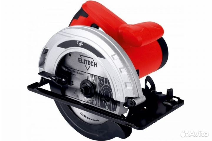 Дисковая пила Elitech пд 190 185 мм