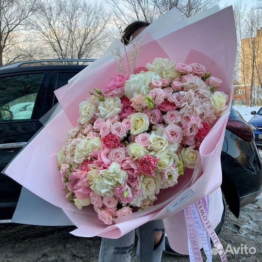 Букет гигант премиум микс цветы доставка