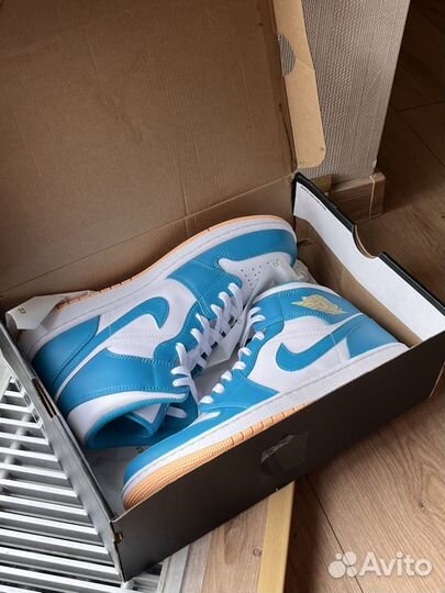 Nike air jordan 1 mid aquatone