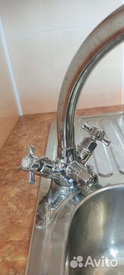 Смеситель для кухни с фильтром бу