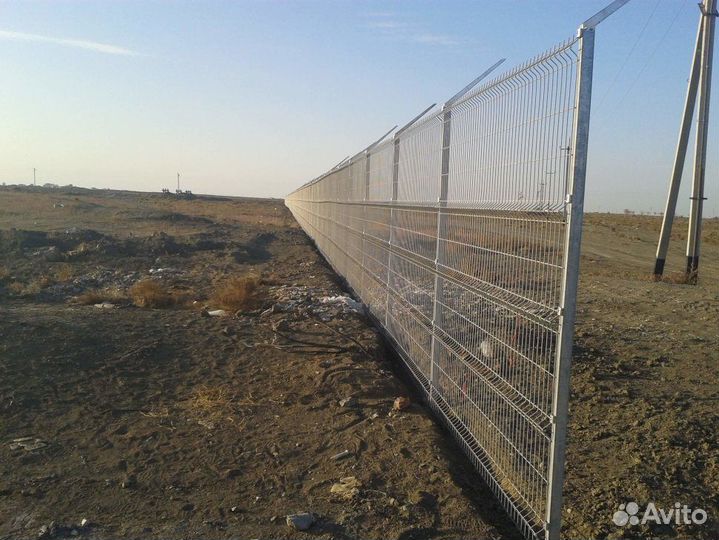 3д забор, 2д забор, временное ограждение