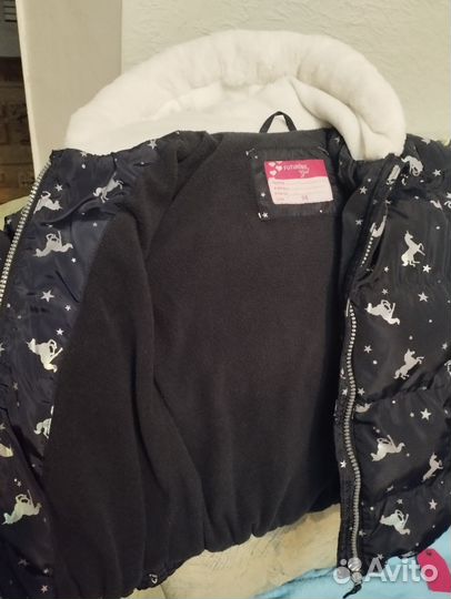 Куртка и полукомбинезон для девочки 98 новый