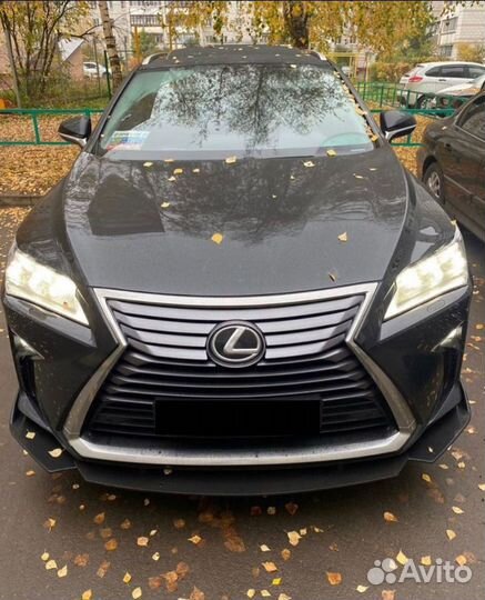 Cплиттер губа на бампер lexus