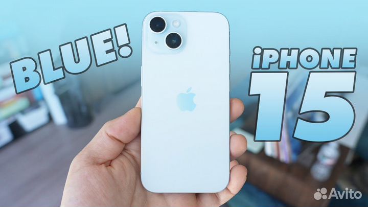 iPhone 15 128Gb Blue Новый, 2SIM
