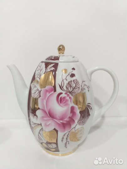 Кофейник фарфоровый СССР