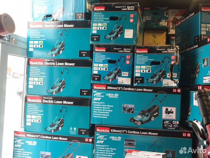Газонокосилка аккумуляторная Makita dlm380pm2