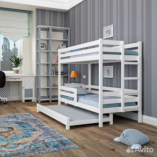 Двухъярусная детская кровать новая