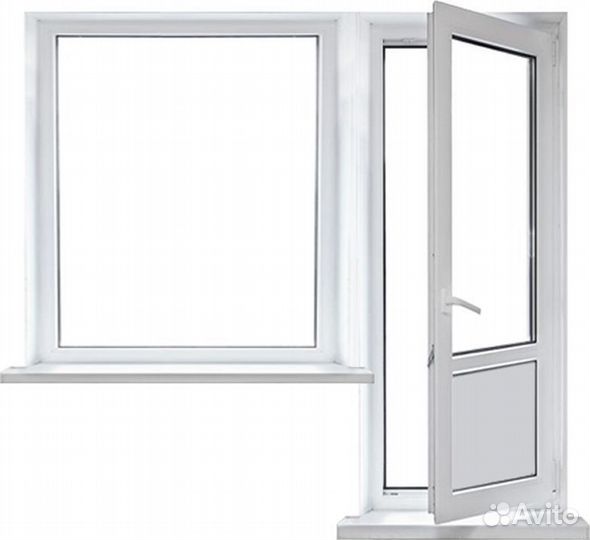 Оконно балконный блок