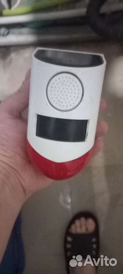 Свето-звуковая сигнализация на солнечной батареи