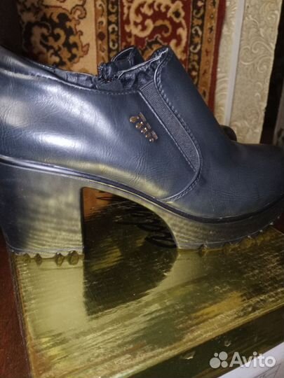 Ботильоны р. 40 натуральная кожа