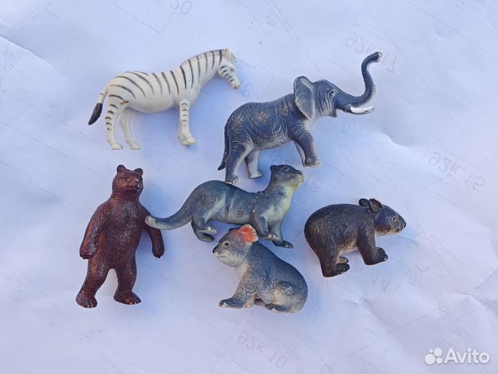 Набор фигурок животных 20 шт