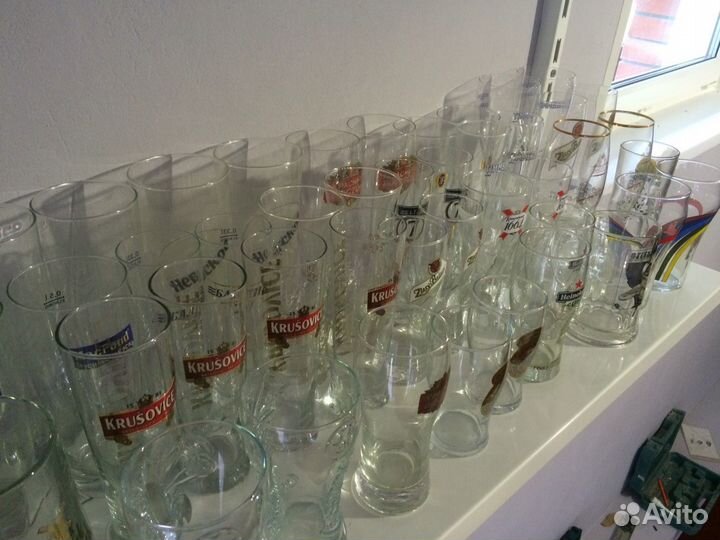 Пивные стаканы новые