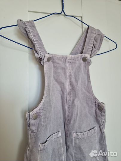 Комбинезон zara 98 джинсовый для девочки