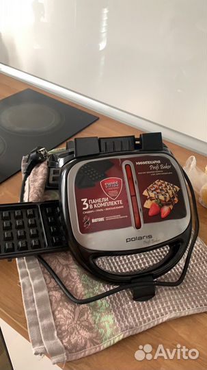 Polaris 3 в 1 вафельница гриль минипекарня