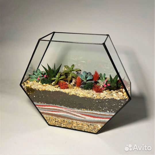 Флорариум Шестигранник