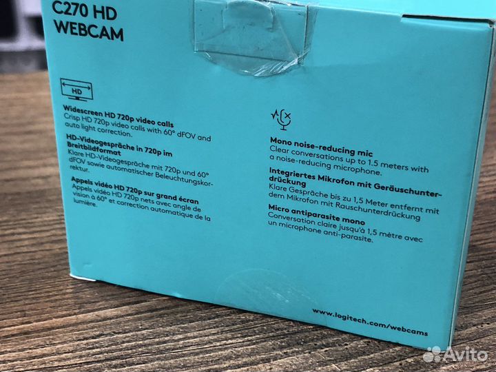 Вебкамера logitech c270