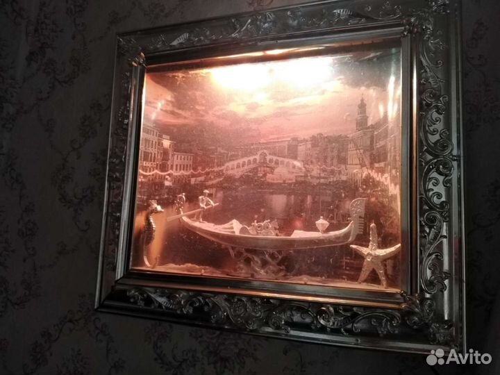 Картина СССР с подсветкой