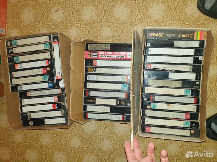Видеокассеты vhs