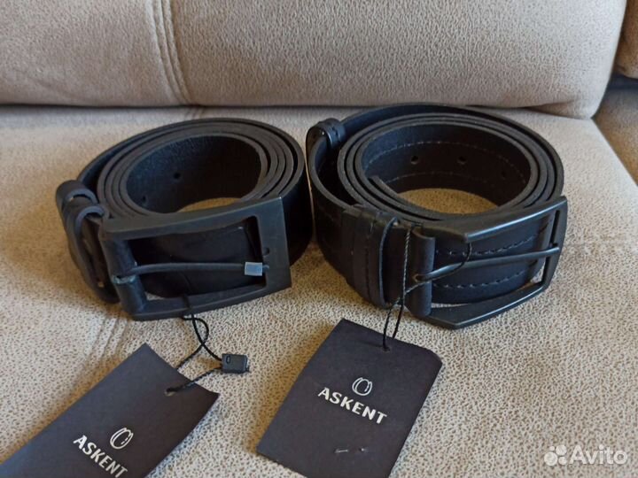 Ремень мужской натуральная кожа 125*4см