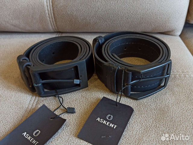 Ремень мужской натуральная кожа 125*4см