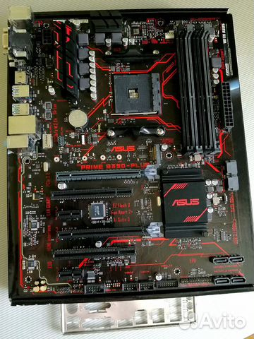 Материнская плата Asus Prime B350-Plus AM4 ATX купить в Екатеринбурге ...