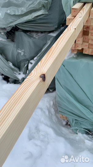 Брусок сухой строганный хвоя сорт В