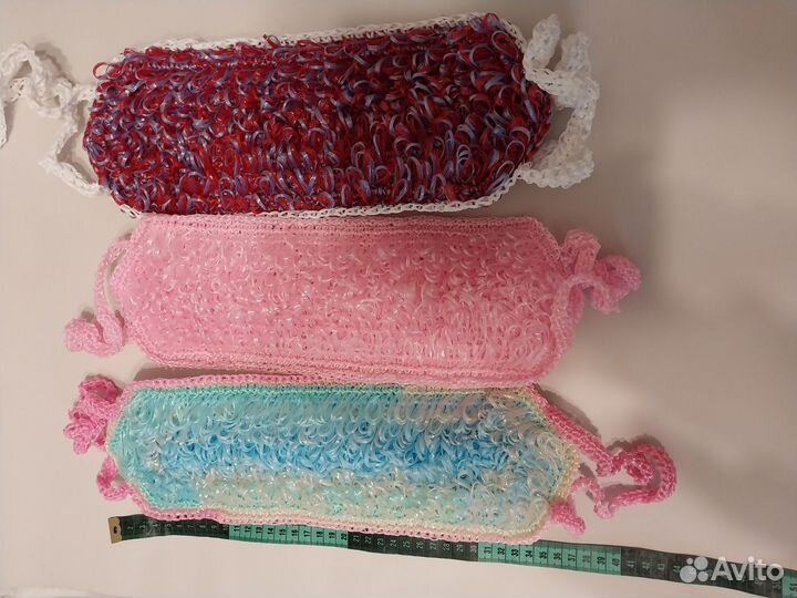 Мочалка ручной работы