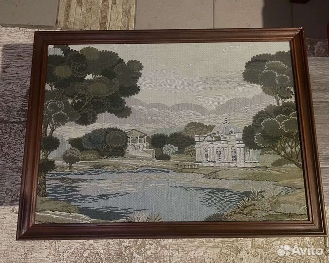 Картина из нитей гобелен