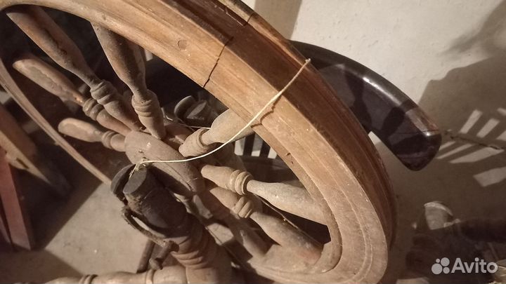 Прялка деревянная старинная