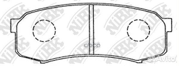 Колодки NiBK PN1243 PN1243 NiBK