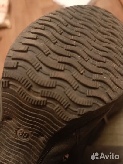 Сапоги женские зимние натуральная кожа 39 размер