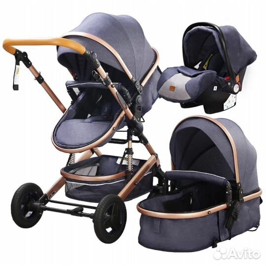 Продам коляскую 3 в 1 новая