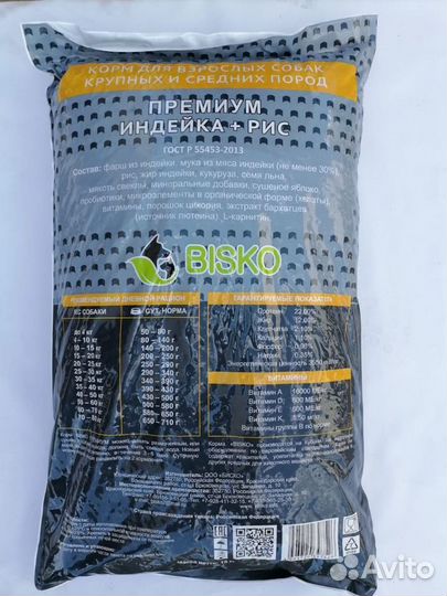 Сухой корм для собак