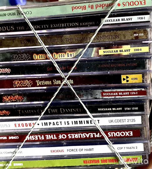 Музыка на cd дисках Exodus usa thrash metal