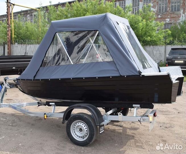 Алюминиевая моторная лодка Wyatboat - 390 Р