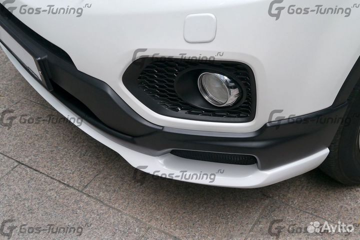 Накладка переднего бампера Киа Соренто (09-13)