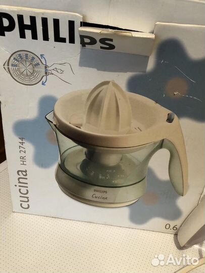 Соковыжималка philips cucina для цитрусов