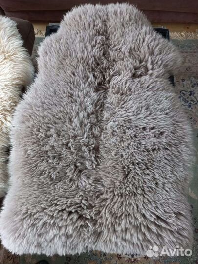 Овечья шкура натуральная импортная 90х60