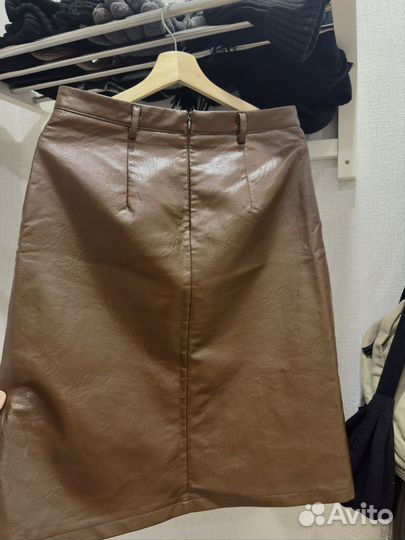 Кожаная юбка ostin